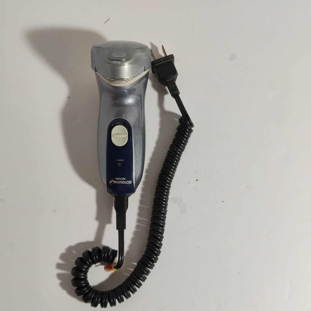 Philips Norelco 6613X Reflex Plus Portable Cordless Rechargeable Shaver w/ cord